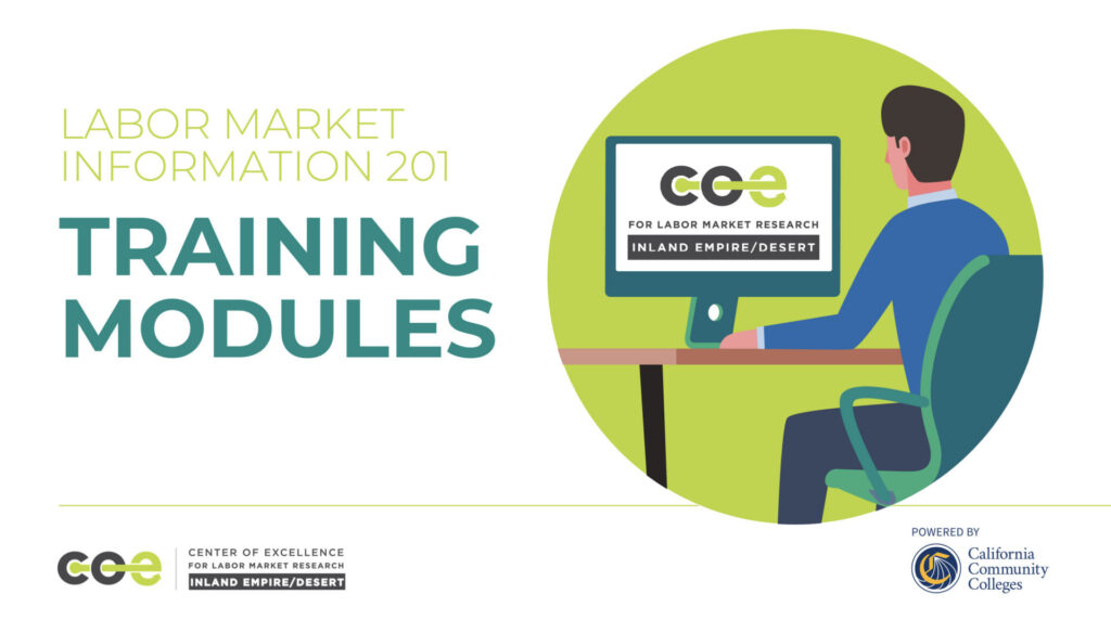 New Labor Market Training Series Developed by IE/D COE