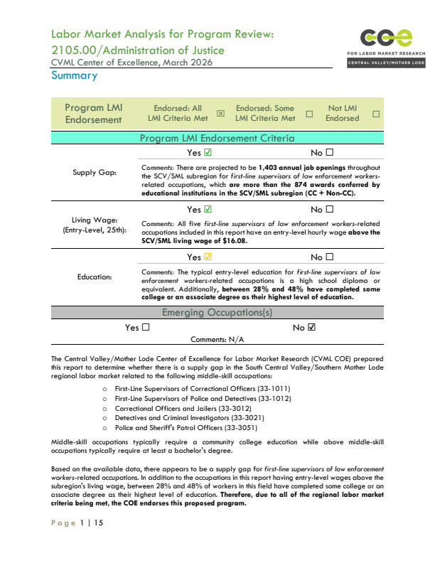 Law Enforcement Workers