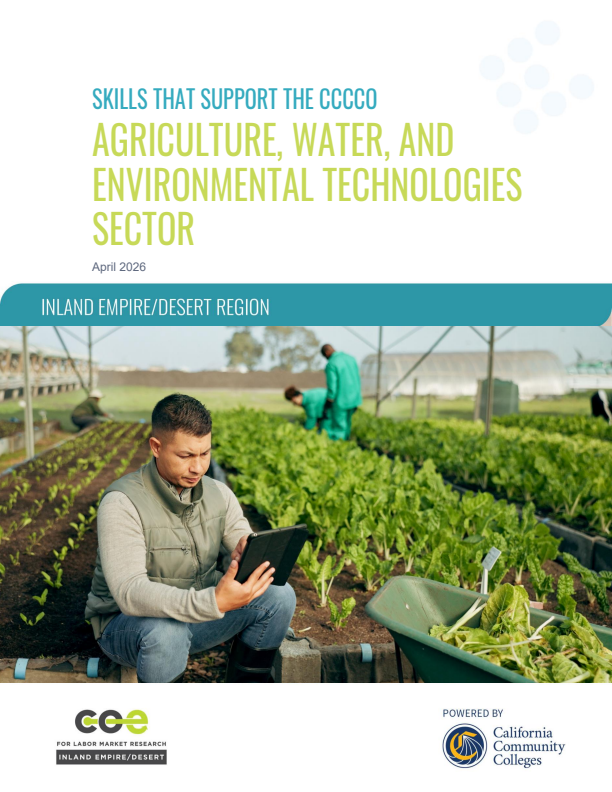 Skills that Support the Agriculture, Water, and Environmental Technologies Sector