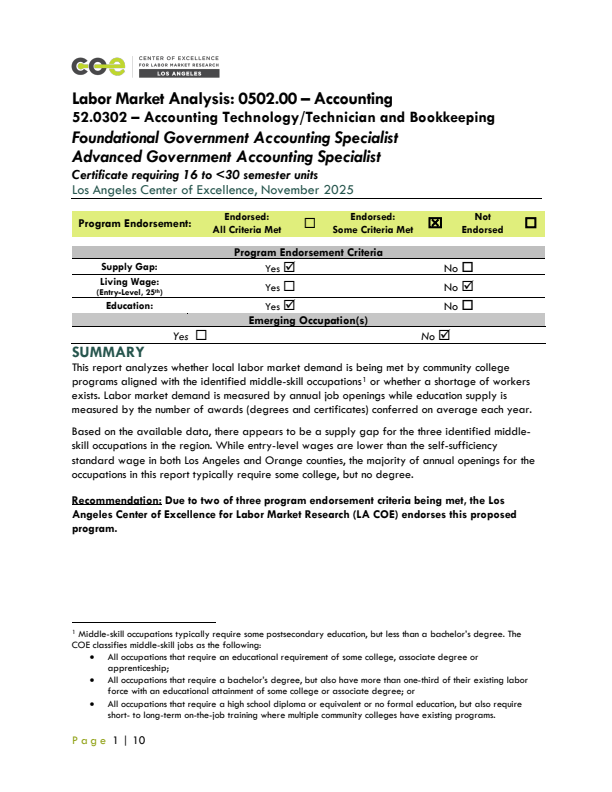 Government Accounting Specialists
