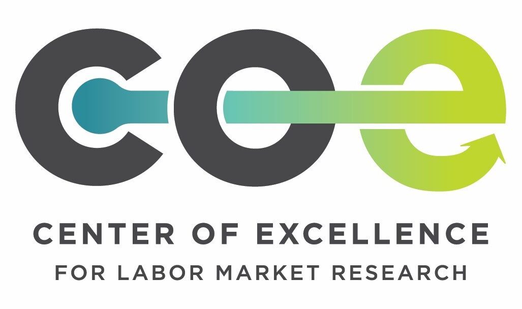 COE logo with a gradient color design