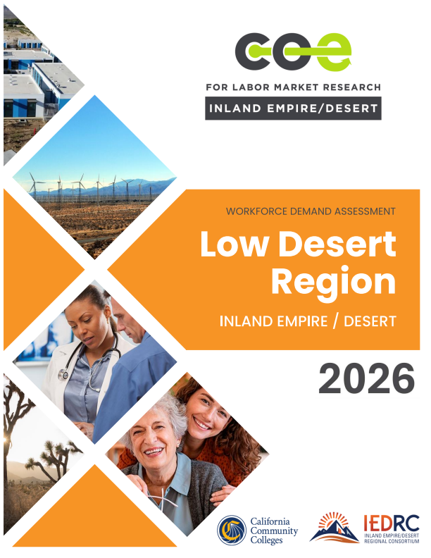 2026 IE/D Subregional Workforce Demand Assessment – Low Desert