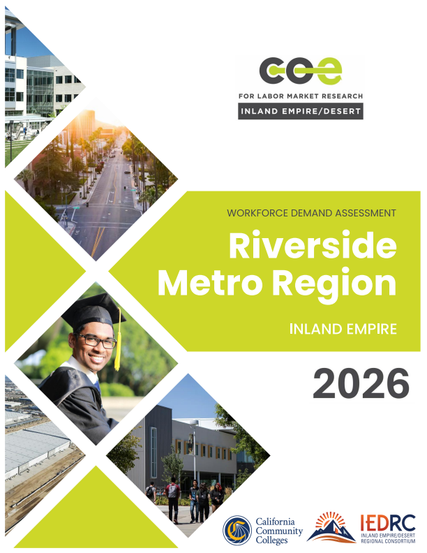 2026 IE/D Subregional Workforce Demand Assessment – Riverside Metro