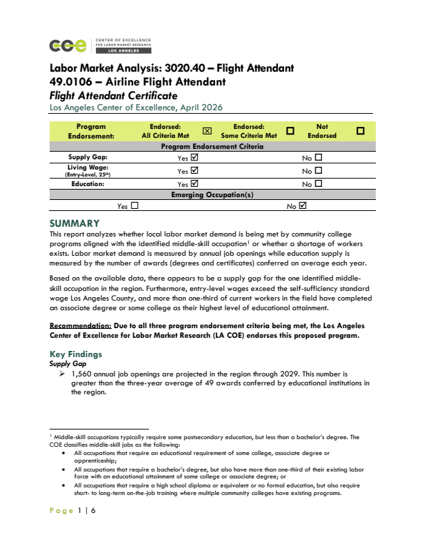 Flight Attendants