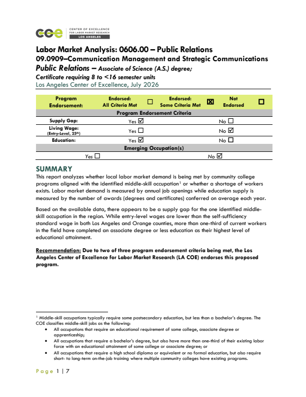 Public Relations Specialists