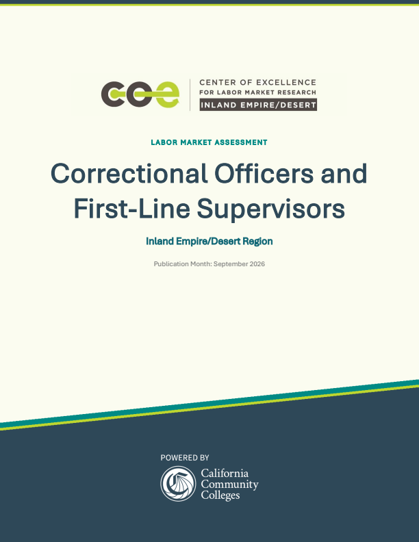 Correctional Officers and First-Line Supervisors