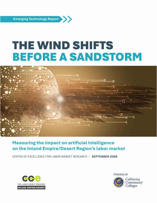 Emerging Technology: Artificial Intelligence in the Inland Empire-Desert Region