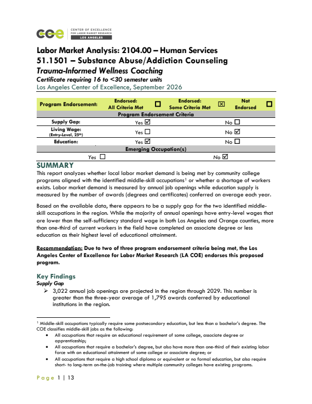 Addiction Counselors